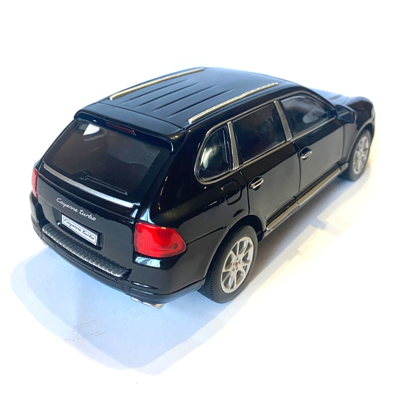 Іграшкова машинка металева WELLY 1:24 PORSCHE CAYENNE TURBO, чорний, 20*8*7 см (22431W)