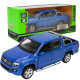 Машина металл Volkswagen Amarok Фольксваген синяя 1:30 свет звук откр двери 17*6*6 см (68365)