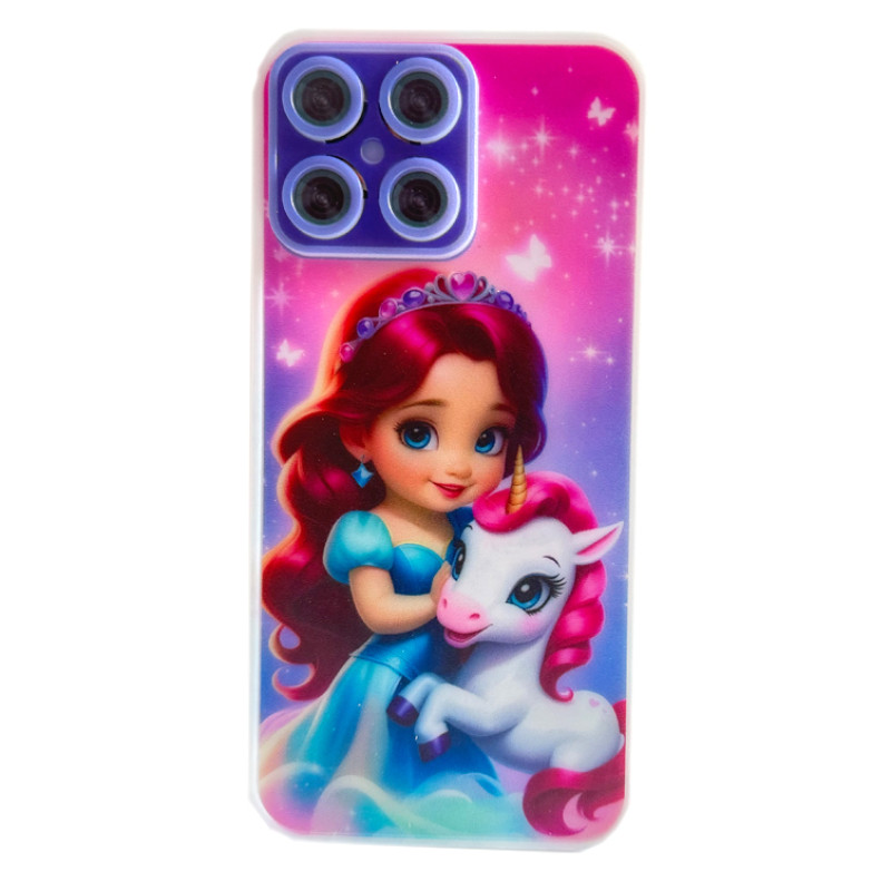 Смартфон дитячий Принцеси WToys укр мова акумулятор кабель USB загадки скоромовки казки вікторина  23 теми 7,5*1*15,5см (84905)