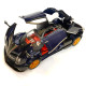 Машинка металева іграшкова Pagani huayra Roadster, Авто Експерт, 1:24, синя, світло, звук, інерція, відкр. двері, 21*5,5*9см. (GT-01557)