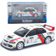 Машинка метал Mitsubishi Lancer Evolution IX біла 1:32 світло звук відч двері капот багаж (TK-13970)