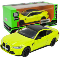 Машинка метал BMW M4 БМВ зелена 1:32 світло звук відкр двері 14*5,5*4 см (68701)