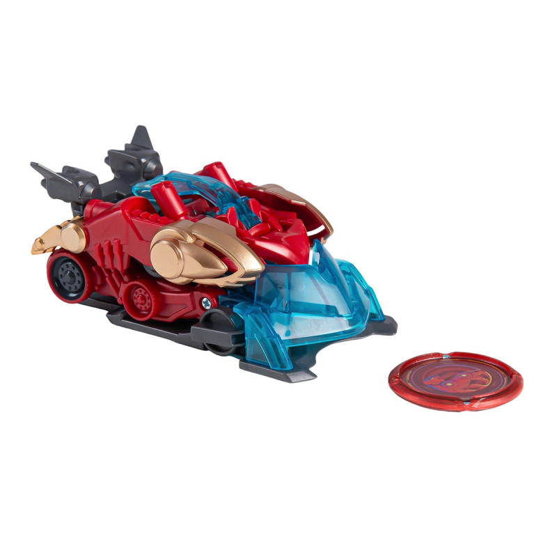 Ігровий набір машинка трансформер Скрітчер Screechers S5 L1 Хелшторм 5 сезон (KS686112)