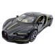 Машинка метал Bugatti Chiron Бугатті чорна 1:32 світло звук 16*7,5*4см (22805)
