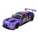 Машина метал BMW M4 GT3 БМВ фіолетова 1:24 світло звук 21*8,5*5,5см (68296A(P))