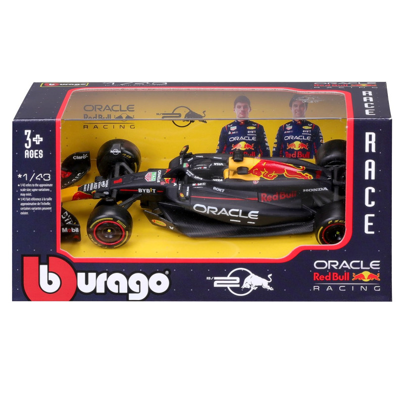 Машинка металева Red Bull Racing RB20 (2024) Bburago 1:43 Red Bull F1 23 13*5*3 см ( 18-38097)