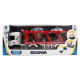 Автоперевізник Scania (4 машинки, світло, звук), Large Truck, TechnoDrive,  42х13х15 см (6414KS)