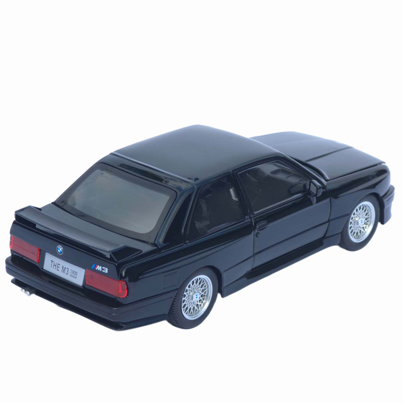 Машинка метал BMW M3 (E30) АвтоЕксперт чорна 1:24 світло звук відкр двері капот багажник (1273-27)