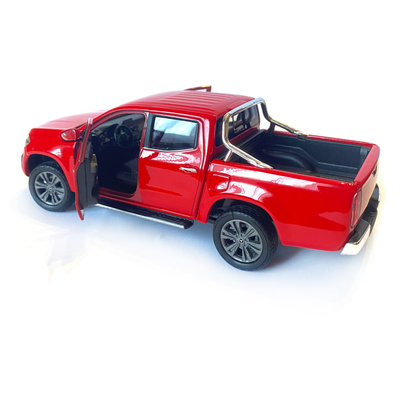 Іграшкова машинка металева WELLY 1:27 MERCEDES-BENZ X-CLASS, червона, відкр.двері, 19*6.5*6.5 см (24100W)