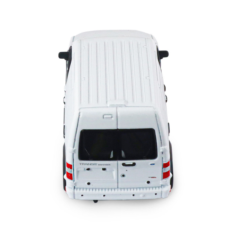 Машинка металева Ford Transit Connect Форд 1:43 білий відкр двері 4*11*5см (250386W)