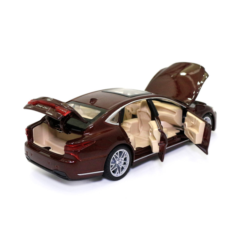 Машинка металева Lexus LS 500H "AutoExpert" Лексус ЛС 500 коричневый світло звук 16*4*6 см (GT-1823/11709)