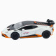 Машинка метал Lamborghini Huracan STO біла 1:24 звук світло відчин двері капот багажник (2511-98)