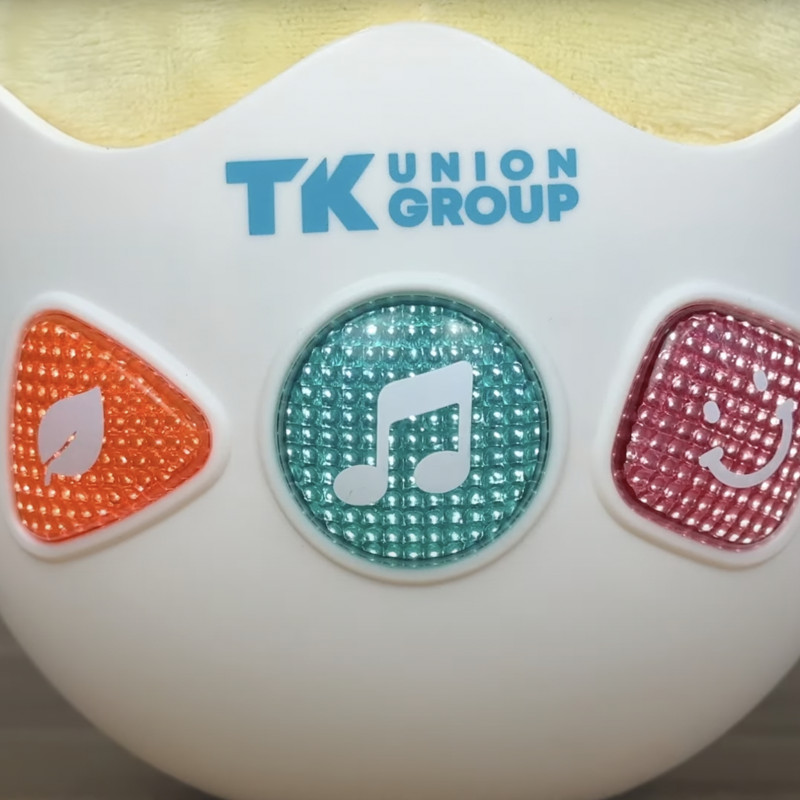 Нелягайко крутограйко неваляшка желтый цыпленок TK Group укр язык 5 сказок 5 песен 10 скороговорок звуки подсветка 15*11*16см (ТК-31289)