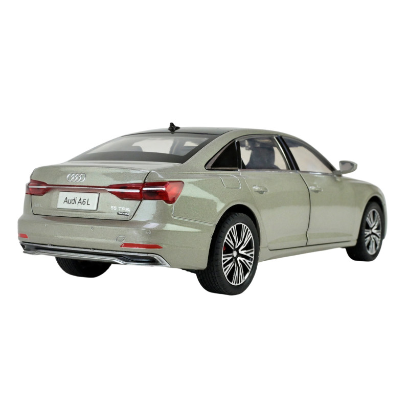 Машина метал AUDI A6L Ауді сіра 1:24 світло звук 20,5*8*7см (AP7754)