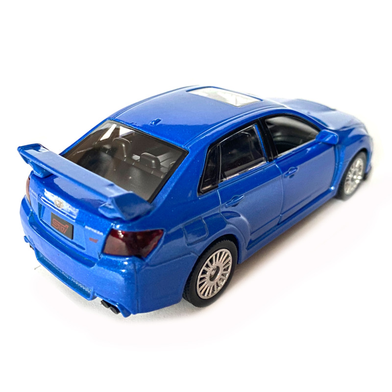 Іграшкова машинка металева Subaru WRX STI, субару, синій, відкр двері, інерція, 5*12*4см (250334U)