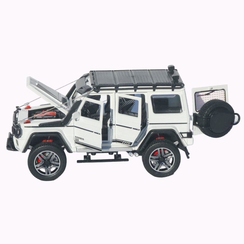 Машинка метал Brabus 800 Adventure XLP АвтоЕксперт біла 1:24 звук світло відкриваються двері капот багажник (2814-25)