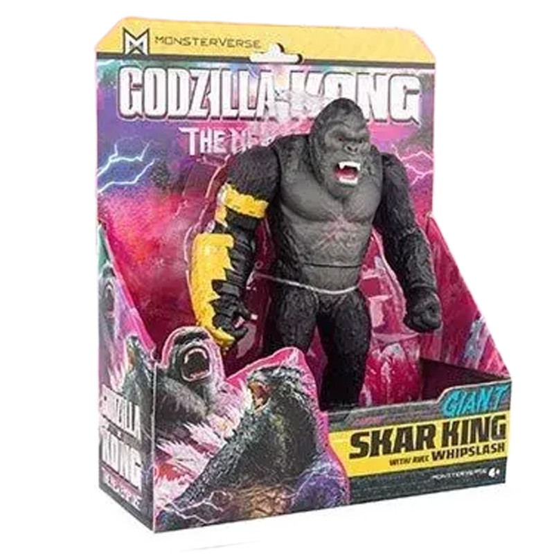 Ігрова фігурка Godzilla Kong Конг Ґодзілла зі сталевою лапою рухливі кінцівки 16*12,5*5,5см (9918)