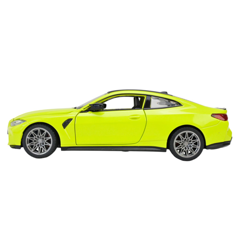 Машина метал BMW M4 БМВ зелена 1:24 світло звук відкр.двері 20*7,5*6см ( 68280A)