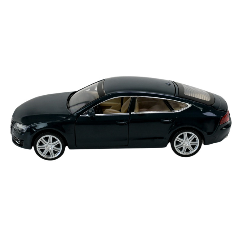 Машинка метал Audi A7 Sportback Автопром чорна 1:32 звук світло інерція 15,5*6*4 см (68319)