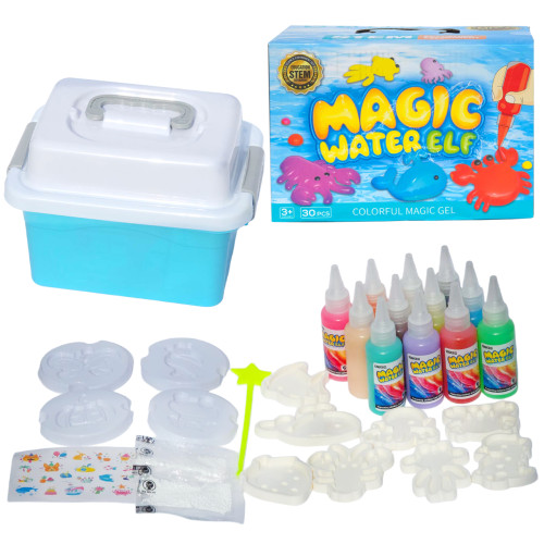 Набір для творчості Magic Water Elf Аквагель 30дет формочки гель декор упак 14*15*21см (4101AB)