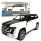 Іграшкова машинка металева Toyota Land Cruiser 300 twin turbo, тойота ленд крузер,чорно-білий, звук, світло, інерція, відкр двері, багажник, капот, 1:32, 15*7*6см (ТК-15607)
