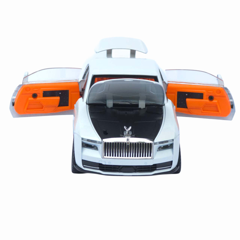 Машинка металева Rolls-Royce Spectre білий 1:24 світло звук відкр двері капот багажник (1416-28)