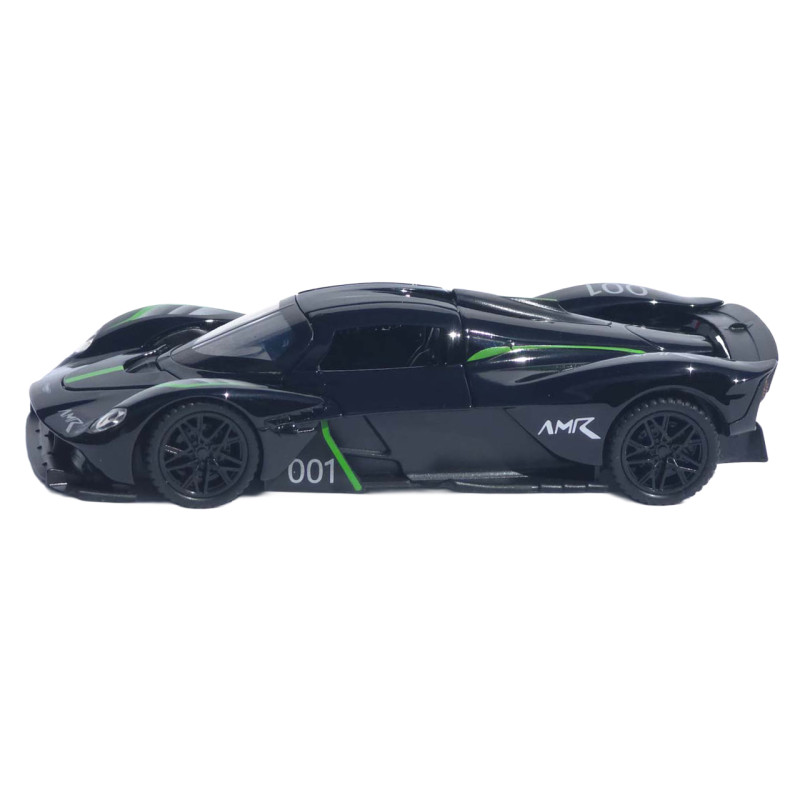 Машинка метал Aston Martin Valkyrie АвтоЕксперт чорна 1:32 звук світло 15*6*4 см (L-0508-85)