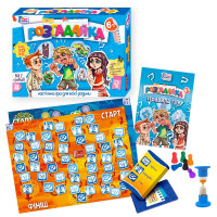 Настольная игра Разгадайка 4FUN Game Club песочные часы игровое поле фишки карточки 6+ в кор 28*5*19см (92008)