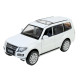 Машина метал Mitsubishi Pajero 4WD Turbo Мітсубісі біла 1:33 світло звук 14,5*5,5*5,5см (68463W)