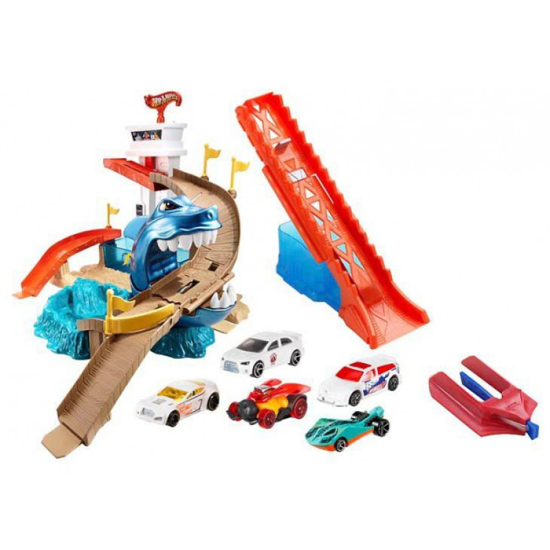 Трек Hot Wheels Полювання на акулу серії Зміни колір BGK04