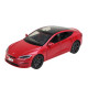 Машинка металева Tesla Model S Electrocar Тесла Модель S Електрокар червона 1:24 звук світло 18,5*7,2*5см (AP7713)