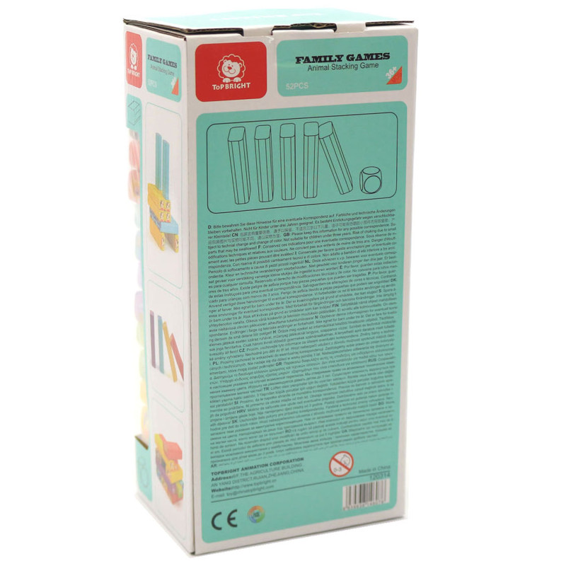 Настільна гра «Family games» вежа Vega (Vega) дитяча. Версія гри Дженга, 52 деталі (120314)