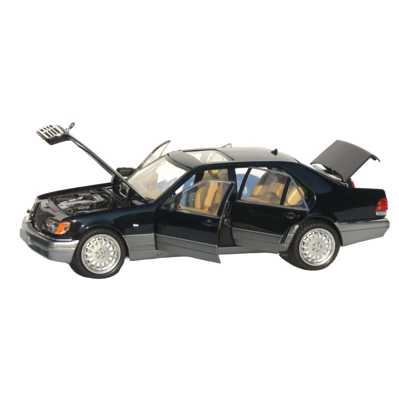 Машинка метал Mercedes-Benz S-Class W140 АвтоЕксперт чорна 1:24 звук світло 21*8*6,5 см (G9765-42)