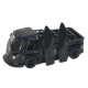 Машинка метал Volkswagen Type 2 (T1) чорна 1:32 світло звук інерція відч двері 2 дошки (TK-19102)