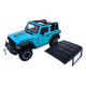 Машинка метал Jeep Wrangler Rubicon джип вранглер блакитний 1:24 світло звук 21,5*8*9см (GT - 94911)