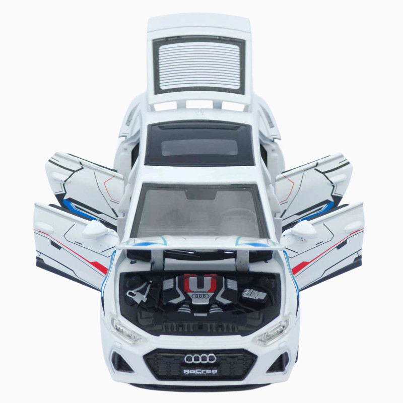 Машинка метал Audi RS7 Sportback АвтоЕксперт біла 1:32 звук світло інерція 15,5*7*5 см (ТК-7488)