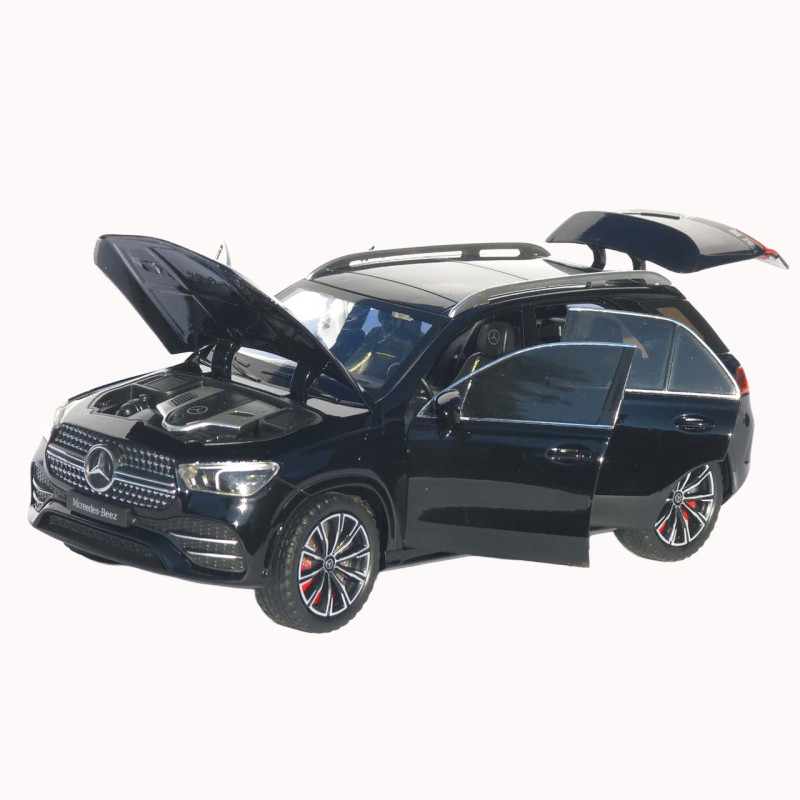 Машинка метал Mercedes-Benz GLE-Class АвтоЕксперт чорна 1:24 відкр двері капот багажник (1841-12)