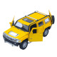 Машина метал Hummer H3 Хамер жовта 1:32 світло звук 14*6*6 см (68321)