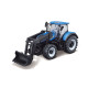 Спецтехника трактор New Holland T7.315 Bburago, 1:32, с погрузчиком, синий (18-31632)