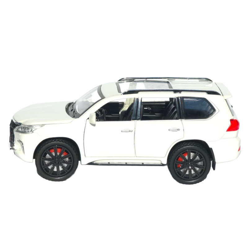 Машинка метал Lexus LX 570 АвтоСвіт біла 1:22 звук світло інерція 21*9*8 см (AP-1982)