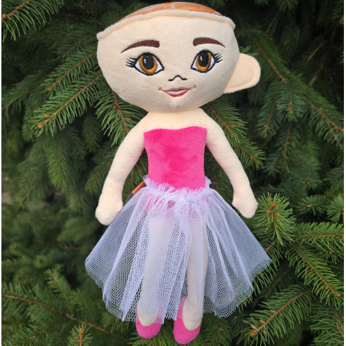 М'яка іграшка Балерина-капучіна Ballerina Capuccina рожева Копиця Україна 35*12*10см (00515-41)