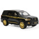 Машинка металл Toyota Land Cruiser 200 Тойота черная 1:24 звук свет 20*8*7,5см (RS-05503)