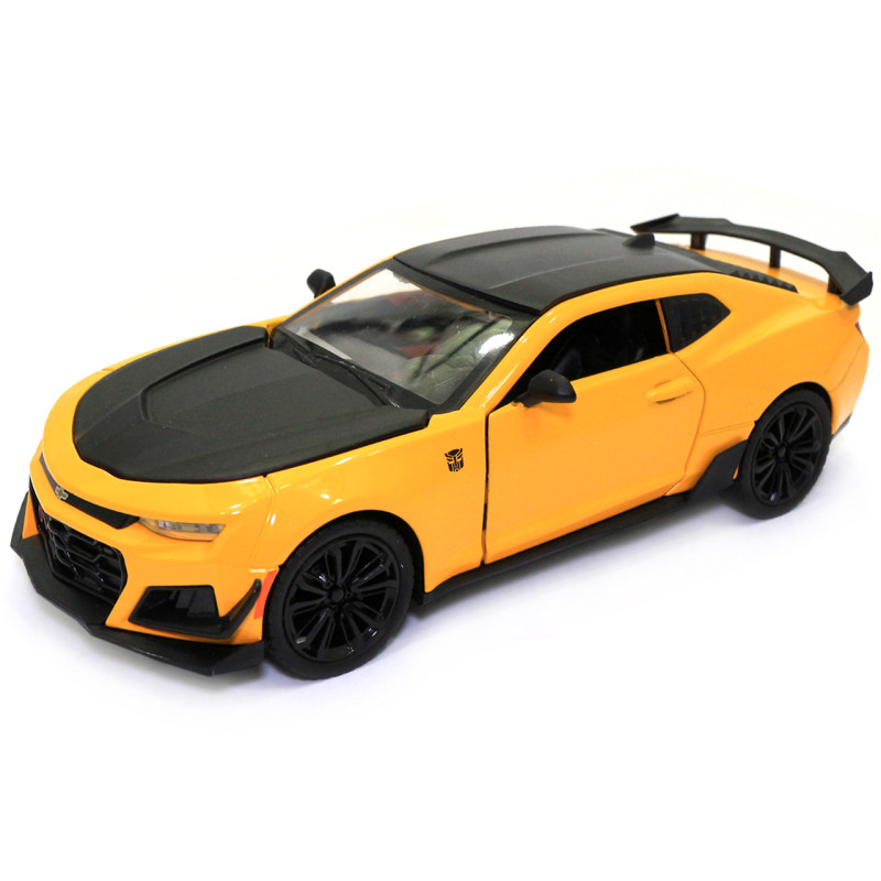 Машинка металева Chevrolet Camaro AutoExpert Шевроле Камаро жовтий звук світло 16*5*6 см (GT-1934)
