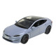 Машинка металева Tesla Model S Electrocar Тесла Модель S Електрокар сіра 1:24 зарядна станція звук світло відч двері капот багажник гум колеса 18,5*7,2*5см (AP7713)