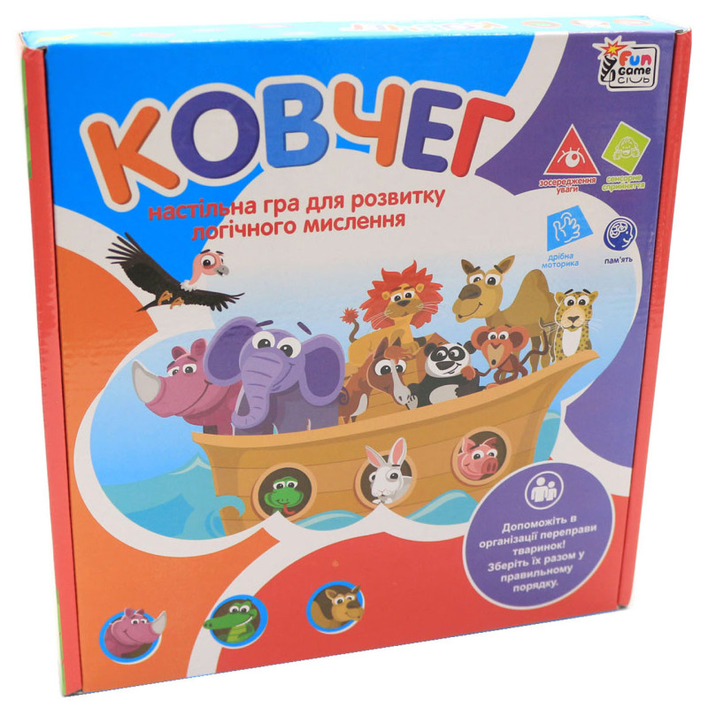Настільна гра Fun game «Ковчег» (українська мова), UKB-B0042
