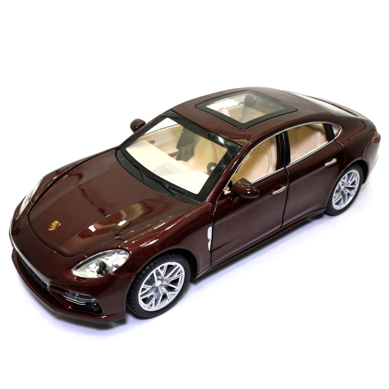 Машинка ігрова Porsche Panamera «АвтоЕксперт» Порше Панамера метал коричневий світло звук 20*6*8 см (GT-3136)