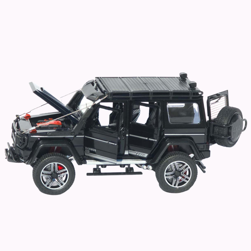 Машинка метал Brabus 800 Adventure XLP АвтоЕксперт чорна 1:24 звук світло відкриваються двері капот багажник (2814-25)