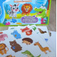 Книжка логічна WToys 10 ст тваринки картки на липучках сортер водна розмальовка маркер 23,5*22*1см (88384)