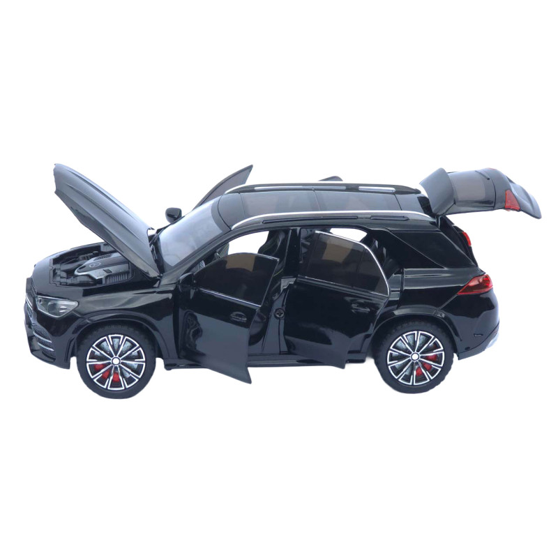 Машинка метал Mercedes-Benz GLE-Class АвтоЕксперт чорна 1:24 звук світло інерція 20,5*8,5*7,5 см (G9775-15)