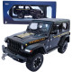 Машинка метал Jeep Wrangler Rubicon джип вранглер чорний 1:24 світло звук 21,5*8*9см (GT - 94911)